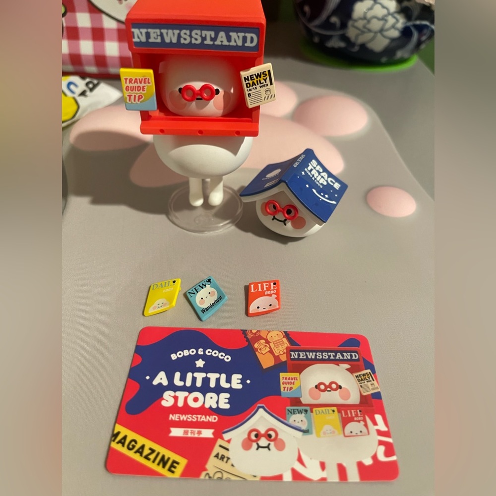 POP MART BOBO & COCO A Little Store. Newsstand